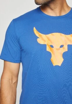 Under Armour Rock Brahma Bull - Print T-Shirt - Blue Mirage/Orange Blast -Stock X 4fb67bca7ba141bfb0391f57eeb4af30