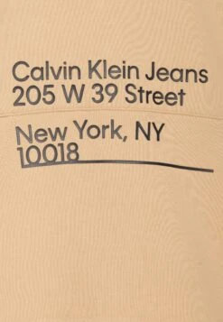 Calvin Klein Jeans Address Logo Hoodie Unisex - Hoodie - Travertine -Stock X 5025368d1a77465aa77fb9cf76df65d0
