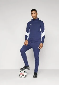 Puma HOODY - Hoodie - Navy/silver/white -Stock X 505e4c60ed9d481989b747942604a33f