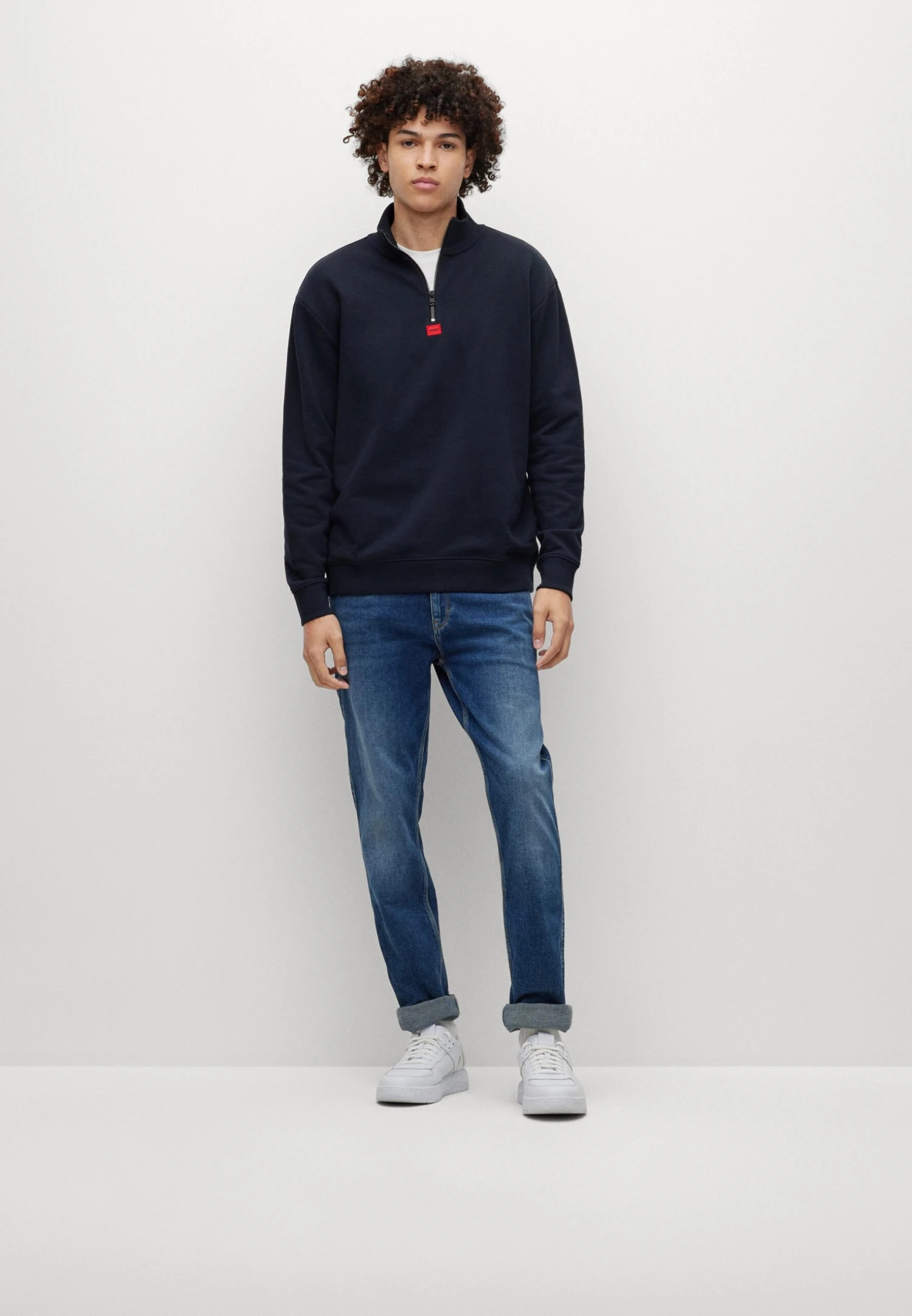 Hugo Durty - Sweatshirt - Dark Blue 4 Hugo Durty - Sweatshirt - Dark Blue - Image 2