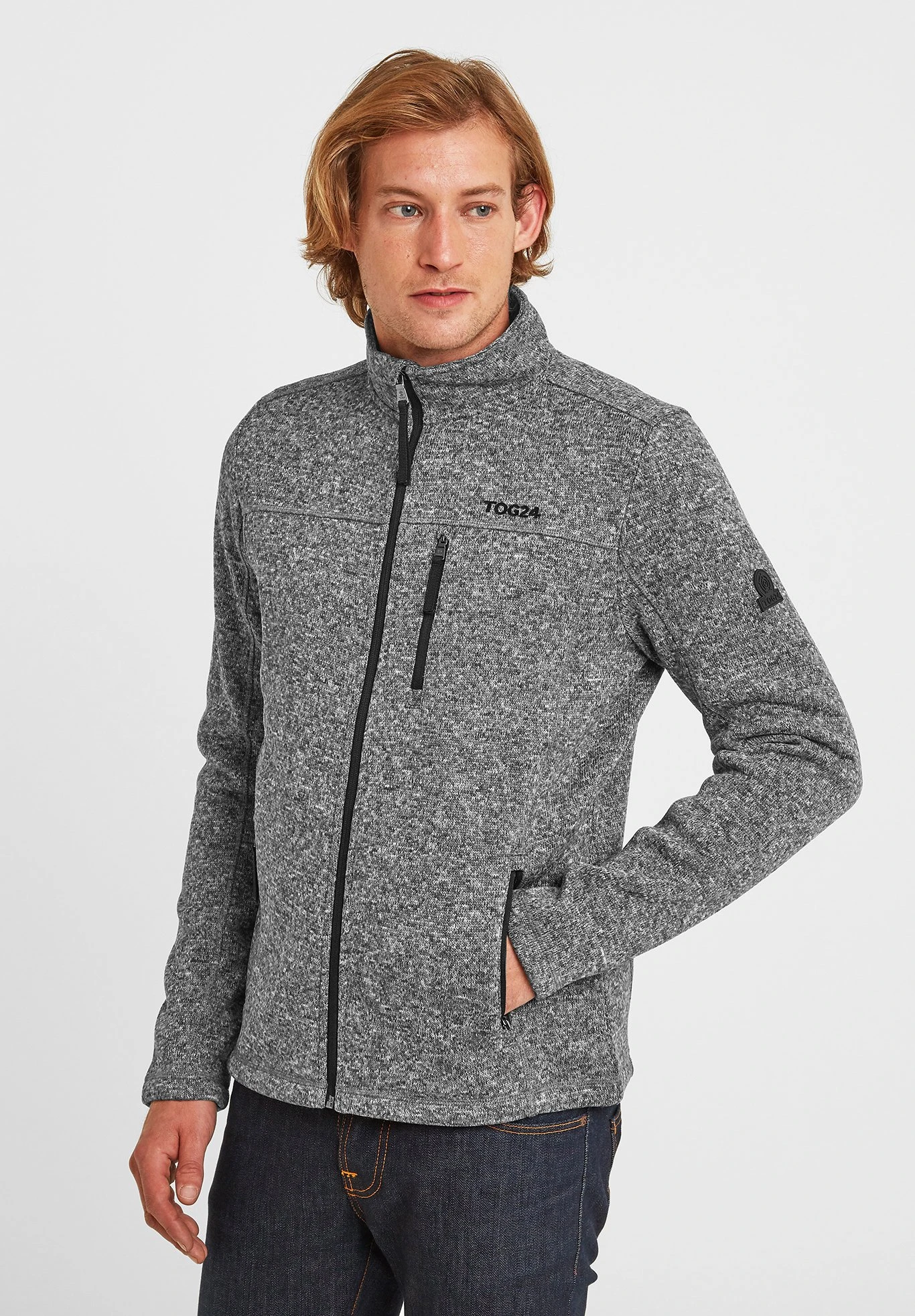 Sedman - Fleece Jacket - Dark Grey Marl 3 Sedman - Fleece Jacket - Dark Grey Marl