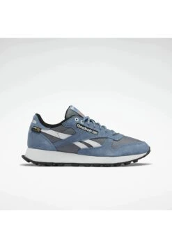 Reebok Classic Classic Leather Unisex - Trainers - Grey/Blue/Black -Stock X 526e89672b9849bf98ff601e82e7365e