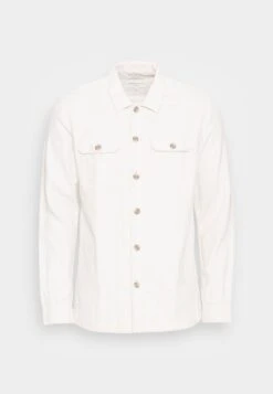 TOM TAILOR Denim Shirtjacket - Shirt - Beige Herringbone Structure -Stock X 527a40a4d1e14d6191239055eb5e86fc