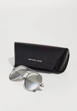 Michael Kors BRENTWOOD - Sunglasses - Matte Silver-coloured -Stock X 52891e395b164ae9b90787a750031180