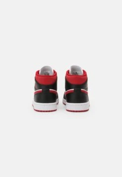 Air Jordan 1 Mid - High-Top Trainers - White/Gym Red/Black -Stock X 52b561b1e7eb4e6aa0912193ab653b1c