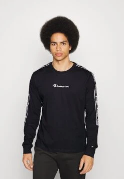 Champion Long Sleeve Crewneck - Long Sleeved Top - Black