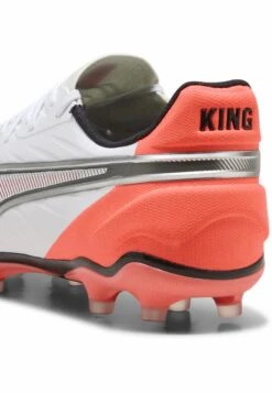Firm-ground Football Boots - Puma White-puma Silver-glowing Red -Stock X 53d175e752b14e9b9dff92a60b1db891