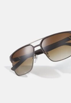 Emporio Armani Sunglasses - Matte Brown/Gunmetal/Gradient Brown -Stock X 53d28c7d96d949afbcf415b2b0ca7b53