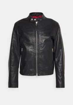 Tiger Of Sweden Hitt - Leather Jacket - Black -Stock X 54a1e4cab73241ae9470efff178b307e