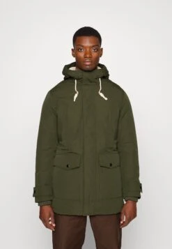 Jack & Jones Jjemash Teddy - Winter Coat - Forest Night