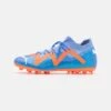 Puma Future Pro Mg - Moulded Stud Football Boots - Blue Glimmer/White/Ultra Orange
