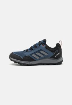 Adidas TERREX TRACEROCKER 2.0 GORE-TEX® TRAIL - Hiking Shoes - Steel/grey Three/semi Impact Orange