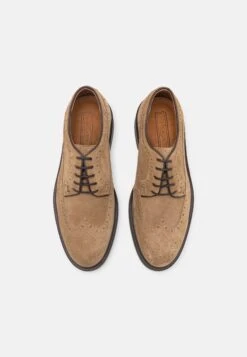 Hackett London Egmont Brogue - Lace-Ups - Camel -Stock X 562fa89b02a943b2b3064f7d06665a8a