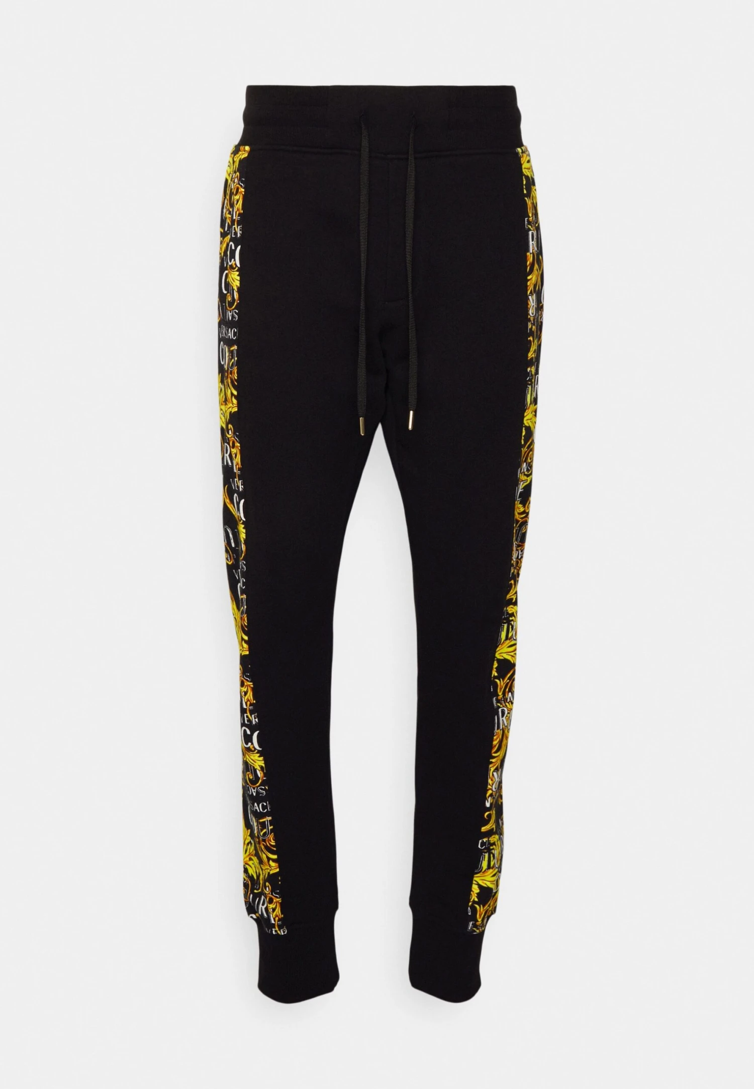 Print Logo Couture - Tracksuit Bottoms - Black/Gold 7 Print Logo Couture - Tracksuit Bottoms - Black/Gold - Image 5