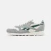 Reebok Classic Classic Leather Unisex - Trainers - Pure Grey Dark Green/Chalk