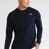 Lacoste Sport Long Sleeved Top - Navy Blue -Stock X 570167af49c24a46a13d46273fd08d97