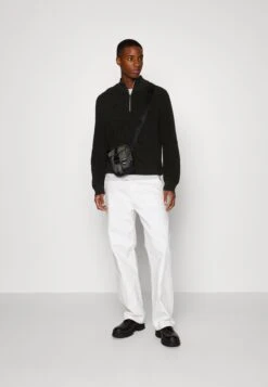 Marc O'Polo DENIM Long SleeveTroyer Collar - Jumper - Black -Stock X 57a5b7642610411f81728429b84b75e3