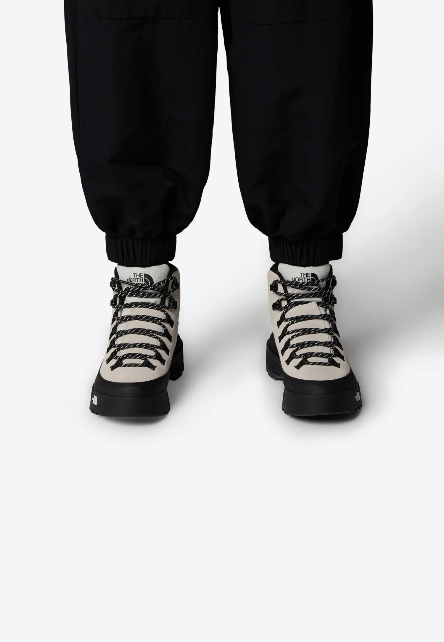 The North Face GLENCLYFFE URBAN UNISEX - Lace-up Ankle Boots - White Dune/black 3 The North Face GLENCLYFFE URBAN UNISEX - Lace-up Ankle Boots - White Dune/black