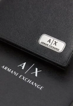 Armani Exchange Mans Trifold Credit Card Coin - Wallet - Nero /Black -Stock X 59032aa612164214a05508134df45443