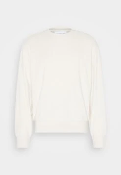 Calvin Klein Jeans Embro Neck Crewneck Unisex - Sweatshirt - Eggshell -Stock X 5af519c7904e4cf3868f460fcddced45
