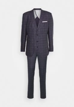 Selected Homme Slhslim Mazeair Check Suit - Suit - Dark Blue/White -Stock X 5b44002fbfc24b2d935cc8bd0e18345f