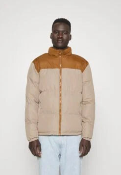 BRAVE SOUL Davisblockta - Winter Jacket - Tan/Stone