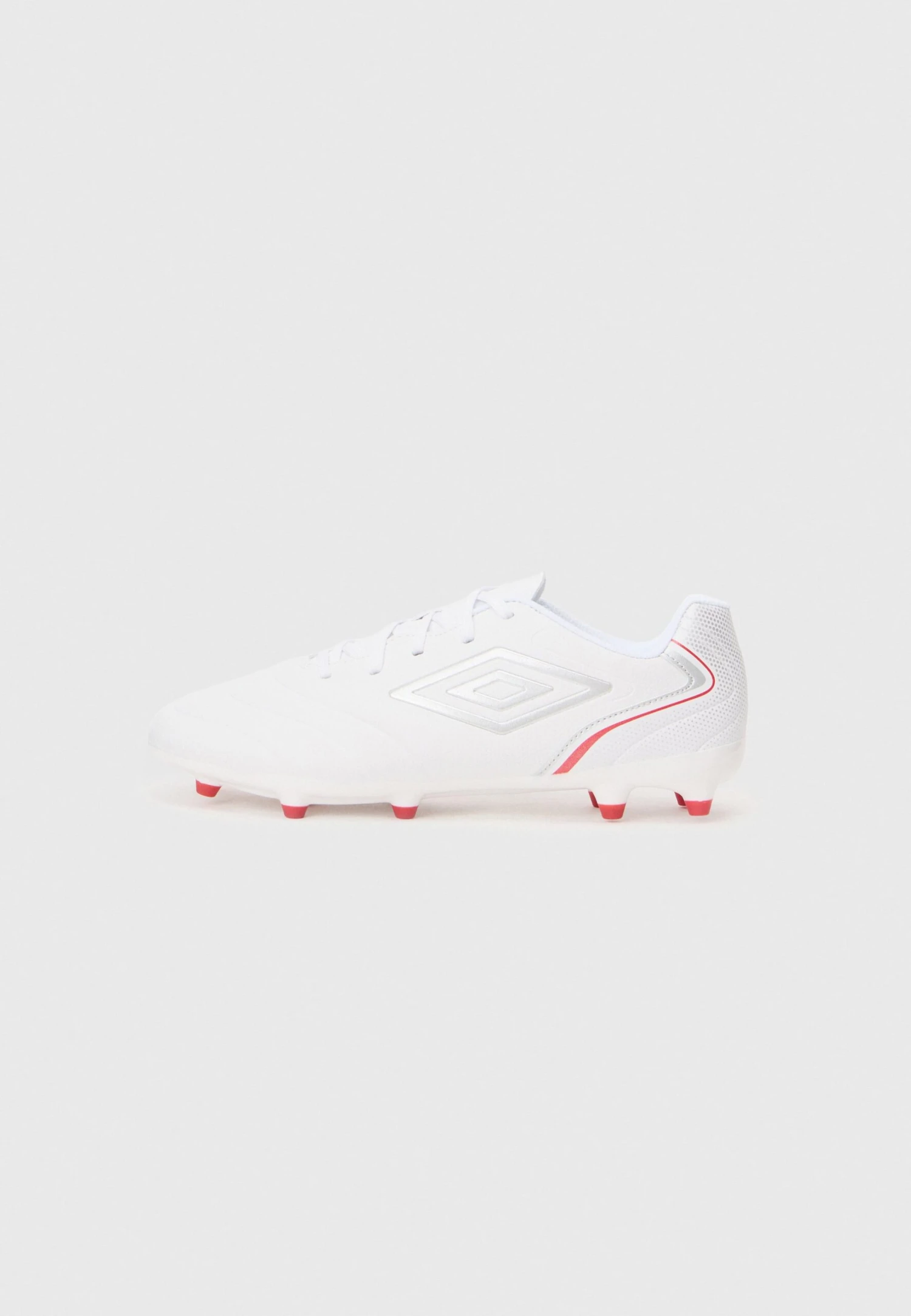 UMBRO TOCCO V SQUAD - Firm-ground Football Boots - White/silver-coloured/equestrian Red 3 UMBRO TOCCO V SQUAD - Firm-ground Football Boots - White/silver-coloured/equestrian Red