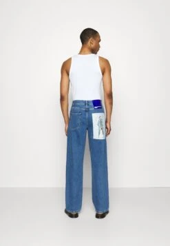 Karl Lagerfeld Jeans Archive Relaxed - Straight Leg Jeans - Saturated Mid Blue -Stock X 5bd37eb02ef94566aeadcd2e6a15e444