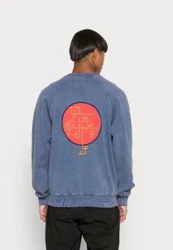 GRIMEY Unisex Glorified Washed Crewneck - Sweatshirt - Blue -Stock X 5c05a860ac284716ad53b9fb9255b4a0