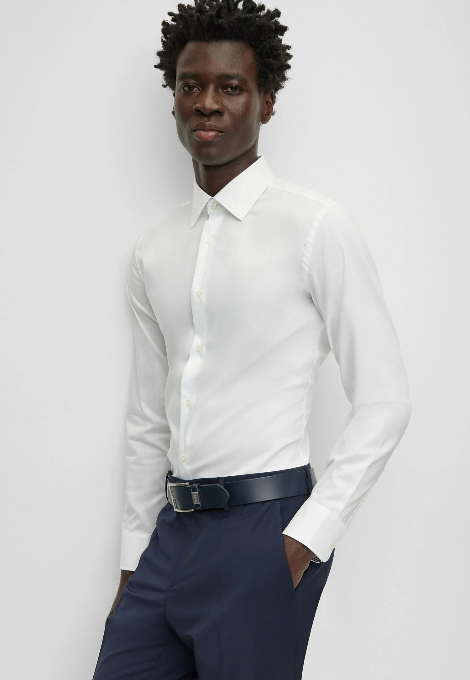 Boss H Hank Kent - Formal Shirt - White 7 Boss H Hank Kent - Formal Shirt - White - Image 5