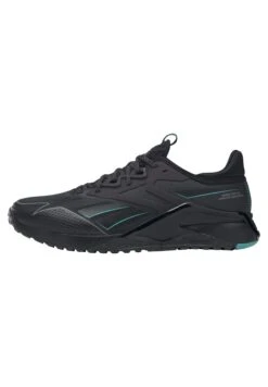 Reebok Nano X2 Adventure - Trail Running Shoes - Core Black/Classic Teal/Pure Grey 6