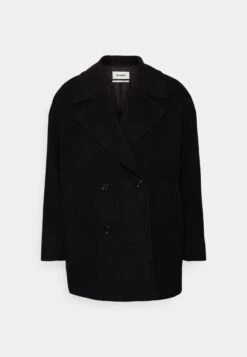 WEEKDAY Peacoat - Short Coat - Black