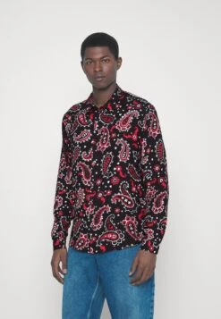 THE KOOPLES Chemise - Shirt - Black/Red