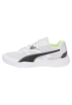Solarflash Ii - Handball Shoes - Puma White/Puma Black/Fizzy Light Nitro Blue