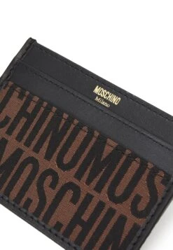 MOSCHINO Logo Wallet Unisex - Wallet - Black On Brown -Stock X 5fe36a9a9b7343d8a25a31dbb51a528d
