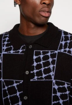 Obey Clothing Dryden Cardigan - Cardigan - Black Multi -Stock X 60139bc49e4d42ff9daeb92395b53e61