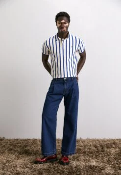 Vivienne Westwood Classic Stripe Collar - Polo Shirt - Blue/Ecru -Stock X 603dc15acfed459a9f625b3edee16691