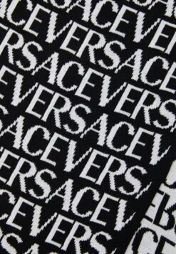Knit Scarf Versace Allover Serie - Foulard - Black/White -Stock X 6047c5b025e54922a3b477650cd4138c