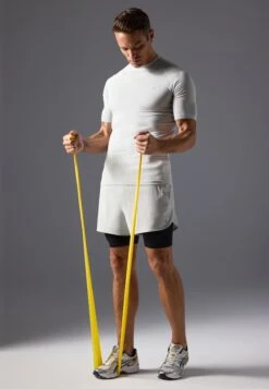 QUICK DRY SHORT SLEEVE MUSCLE FIT T-SHIRT - Basic T-shirt - White -Stock X 607a8882bc9547ddbb3fc9766cc2d00c