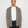 AllSaints Mode Open Car - Cardigan - Wood Brown