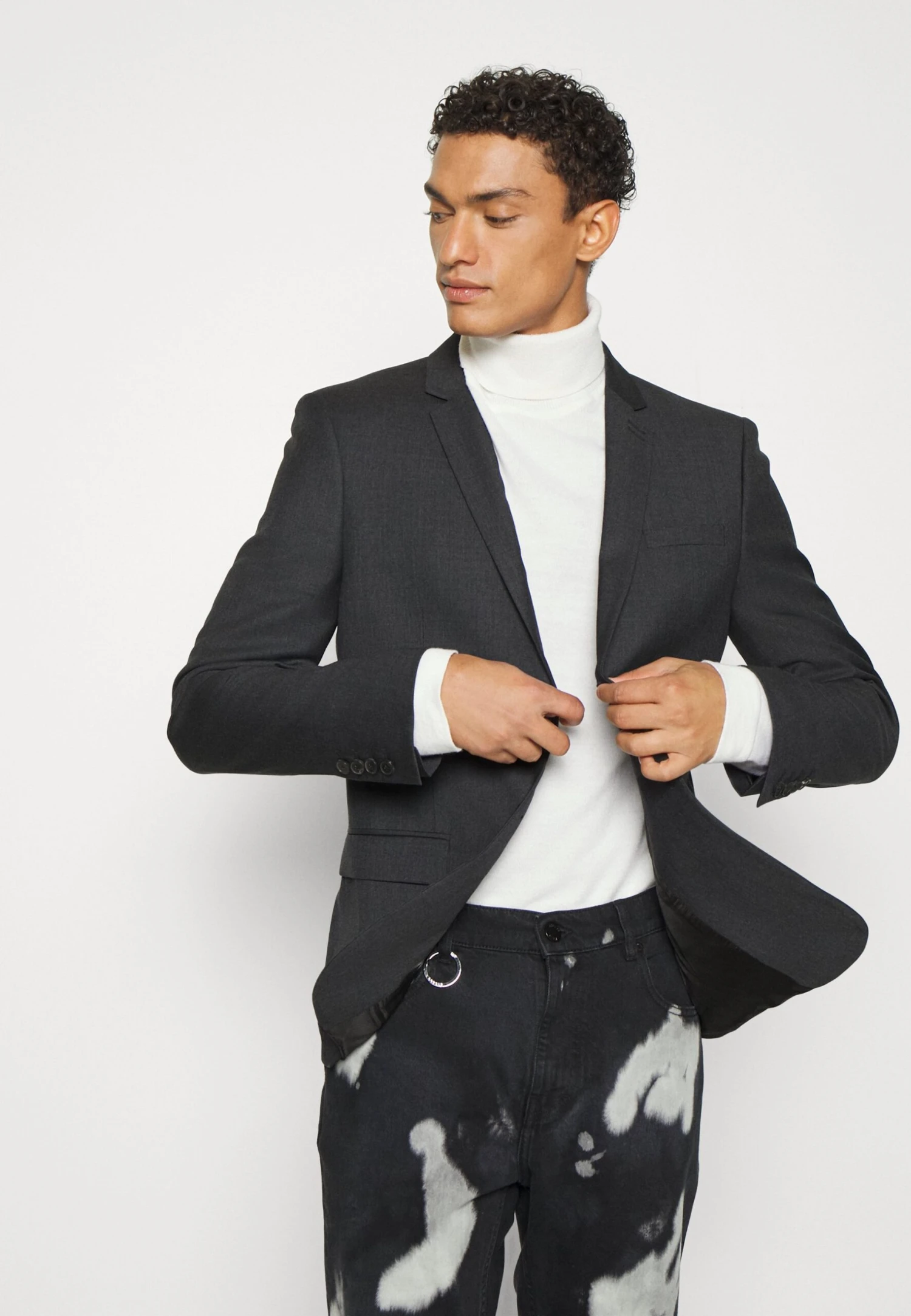 THE KOOPLES Suit Jacket - Grey 6 THE KOOPLES Suit Jacket - Grey - Image 4