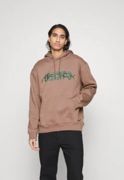 Cleptomanicx New Dimension - Hoodie - Deep Taupe