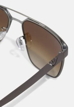 Emporio Armani Sunglasses - Matte Brown/Gunmetal/Gradient Brown -Stock X 614d6550001a4692b1bb07064306c1b5