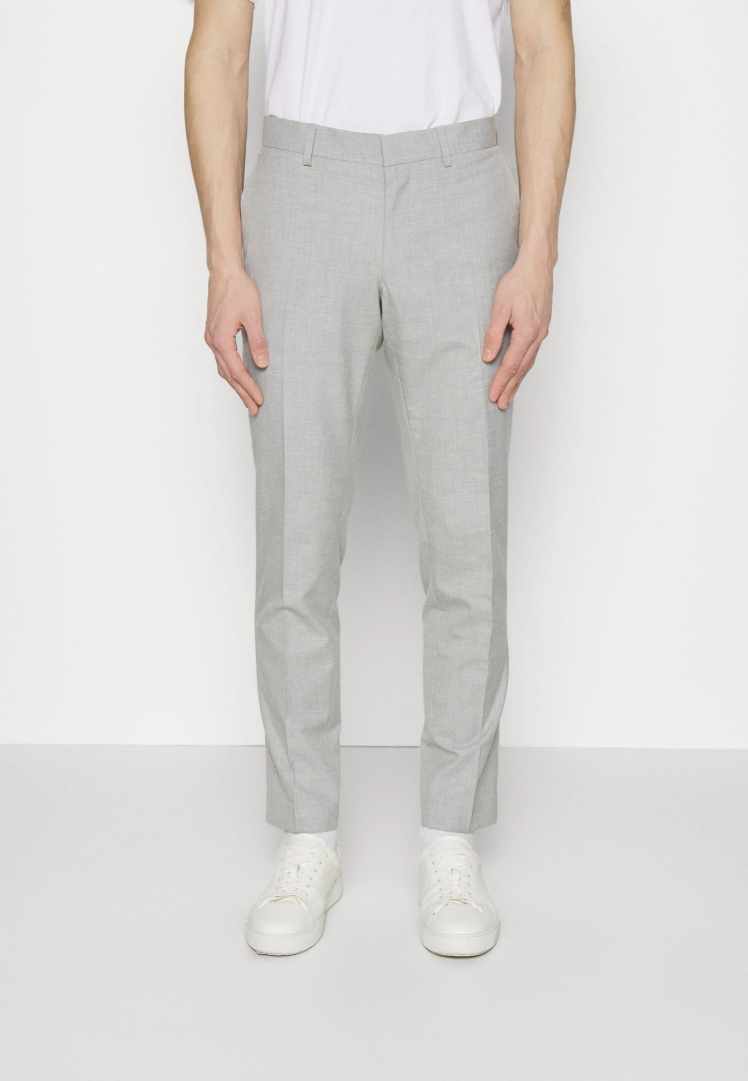 The Fashion Suit Peak Patch Pockets Look Set - Suit - Grey 7 The Fashion Suit Peak Patch Pockets Look Set - Suit - Grey - Image 5