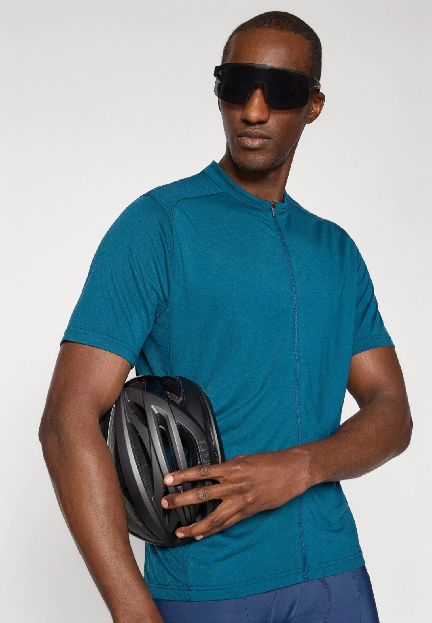 Endura LOOP S/S ZIPPED - Cycling Jersey - Barra Blue 6 Endura LOOP S/S ZIPPED - Cycling Jersey - Barra Blue - Image 4