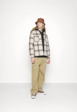 Obey Clothing District Shirt Jacket - Summer Jacket - Irish Cream -Stock X 62477f6098944721849956d9302683cf