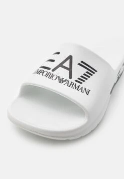 EA7 Emporio Armani Crusher Distance Slide - Pool Slides - White/Black -Stock X 629843af293344ce9a4dacce9224f954