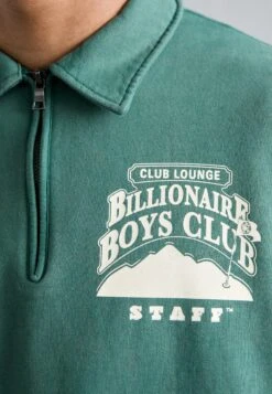 Billionaire Boys Club COUNTRY LOUNGE QUARTER ZIP CREWNECK - Sweatshirt - Green -Stock X 629fbab769db4485935b4a998decd846