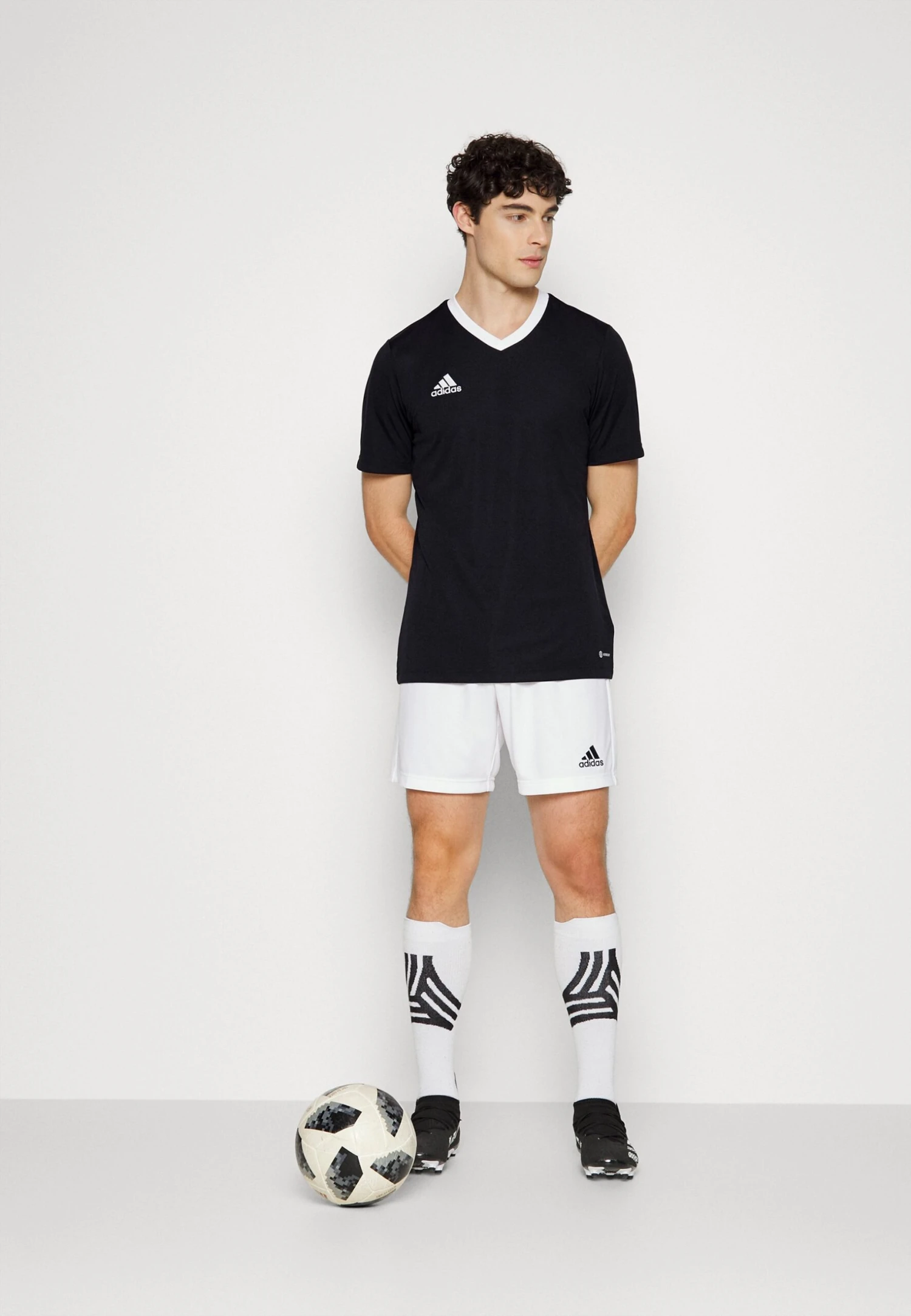 ADIDAS PERFORMANCE Entrada - Sports T-Shirt - Black 4 ADIDAS PERFORMANCE Entrada - Sports T-Shirt - Black - Image 2