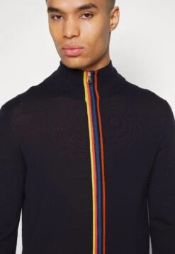 PAUL SMITH Cardigan Zip Thru - Cardigan - Dark Blue -Stock X 631325132f05402685f74b8926b2915f